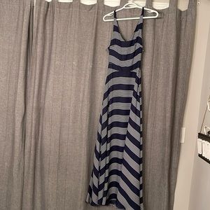Women’s Lucy Paris Navy Blue & White dress, size Small